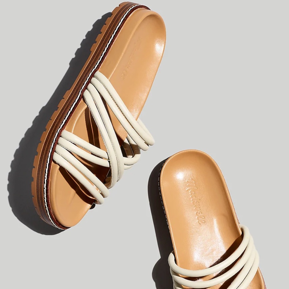 Charley Strappy Slide Sandal Madewell Size 6.5 (worn twice)